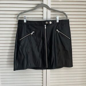 Leather Skirt Size 14